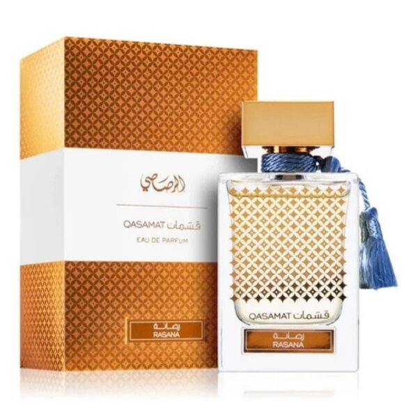 RASASI Qasamat Rasana EDP Arabian Perfume Spray 65ml / 2.2 FL OZ for Men & Women - Picture 1 of 4